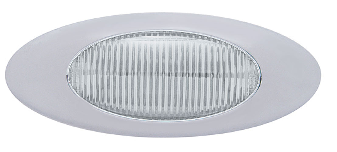 12 Amber Led "Phantom I" Clearance/Marker Light - Clear Lens