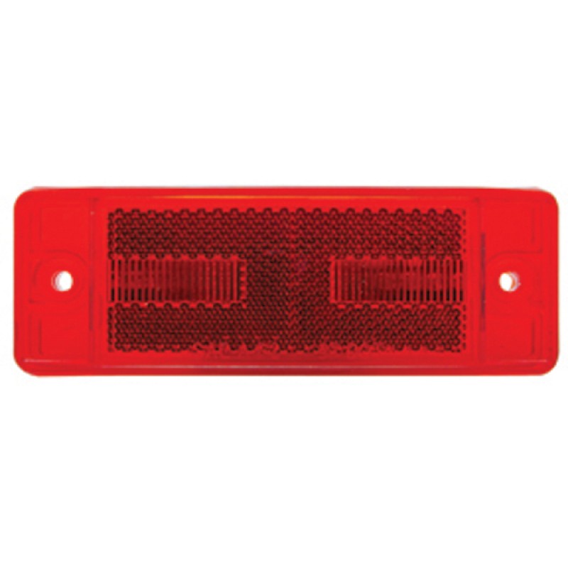 8 Red Led Rectangular Clearance/Marker Light - Red Lens