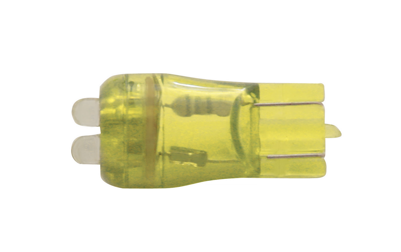(3/Card) 194 Bulb W/ 1 Large 10 Mm Led Bulb - Amber