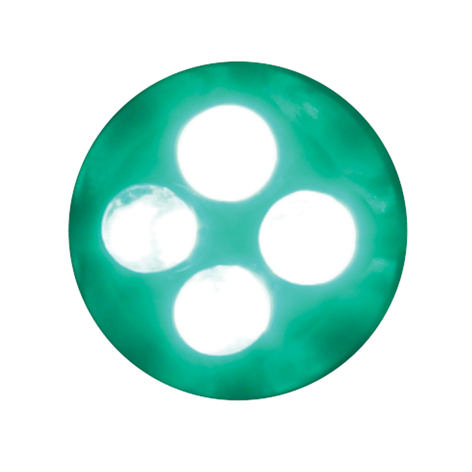 (3/Card) Economy 4 Led 194 Bulb - Green