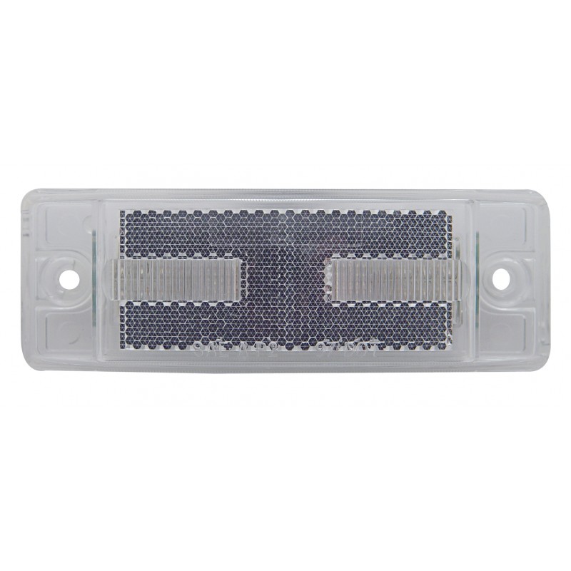 16 Amber Led Rectangular Clearance/Marker Light - Clear Lens
