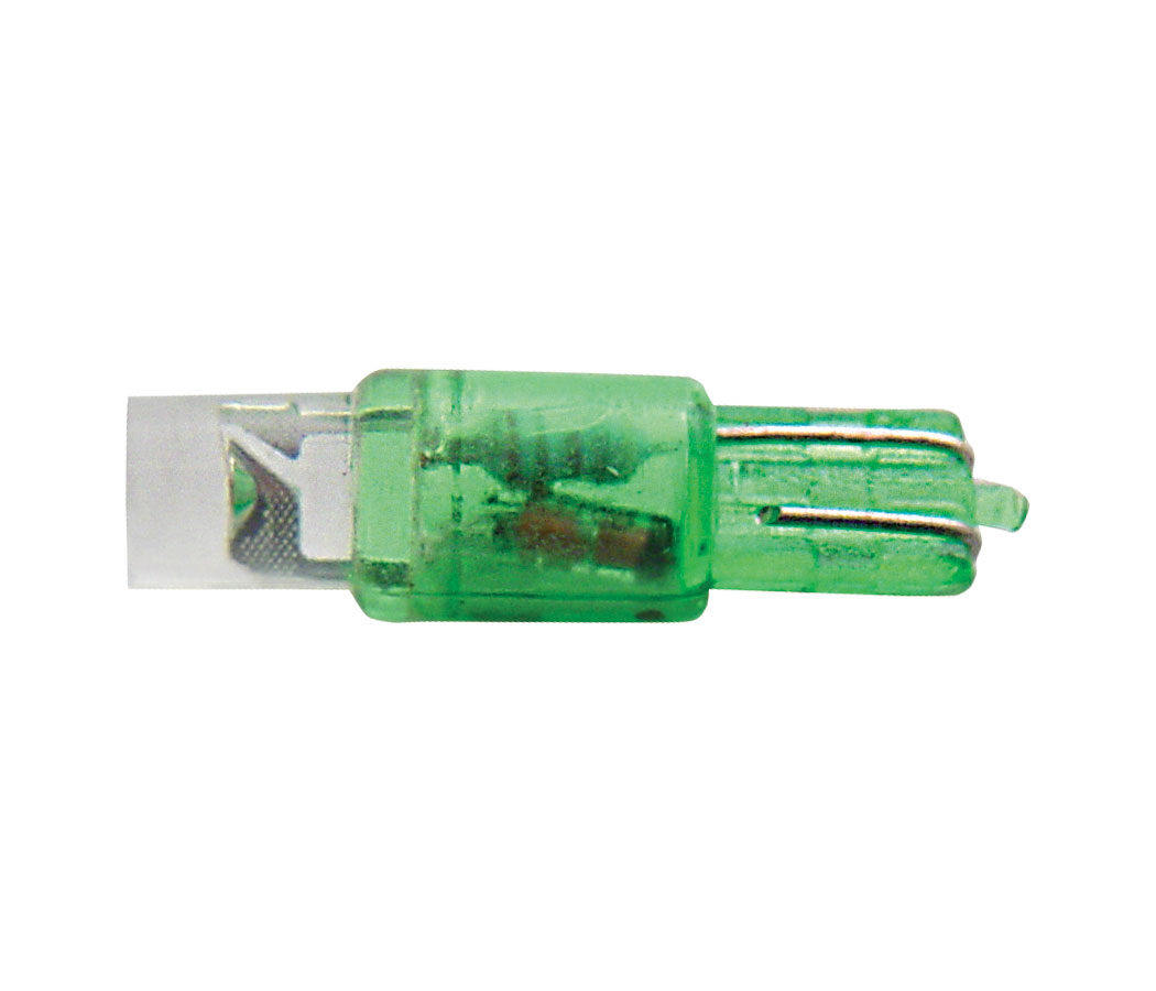 (2/Card) 37/Bp2 Bulb W/ 1 Micro Led Bulb - Green