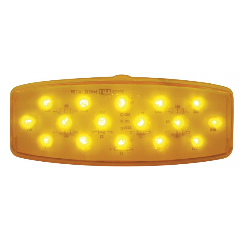 16 Amber Led Retro Clearance/Marker Light - Amber Lens