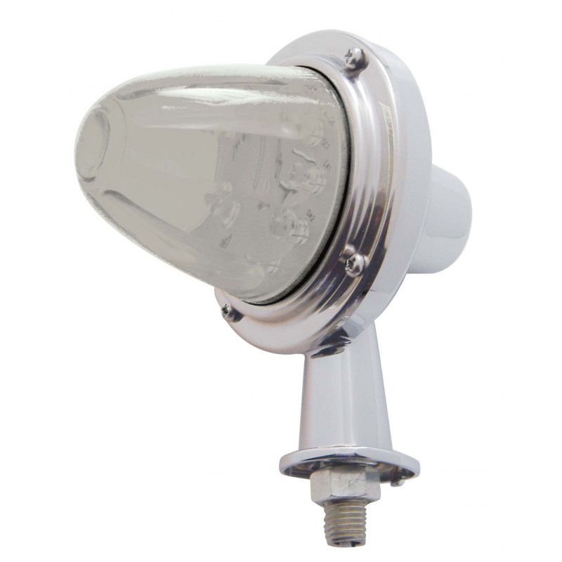 11 Amber Led Watermelon Honda Light W/ 1 1/8" Arm - Clear Lens