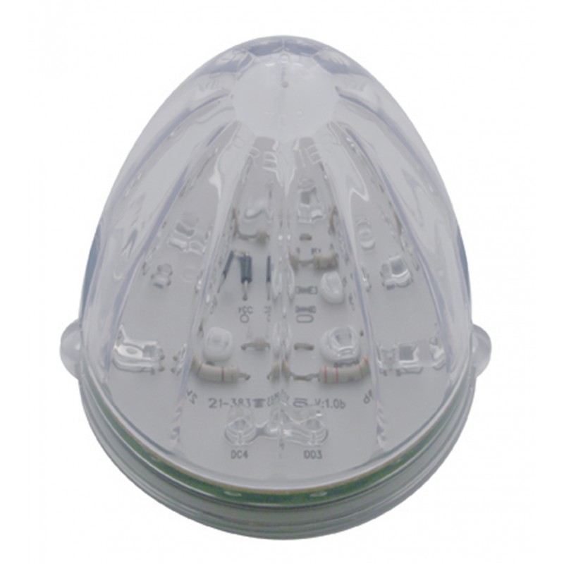 19 Amber Led Grakon 1000 Watermelon Cab Light - Clear Lens