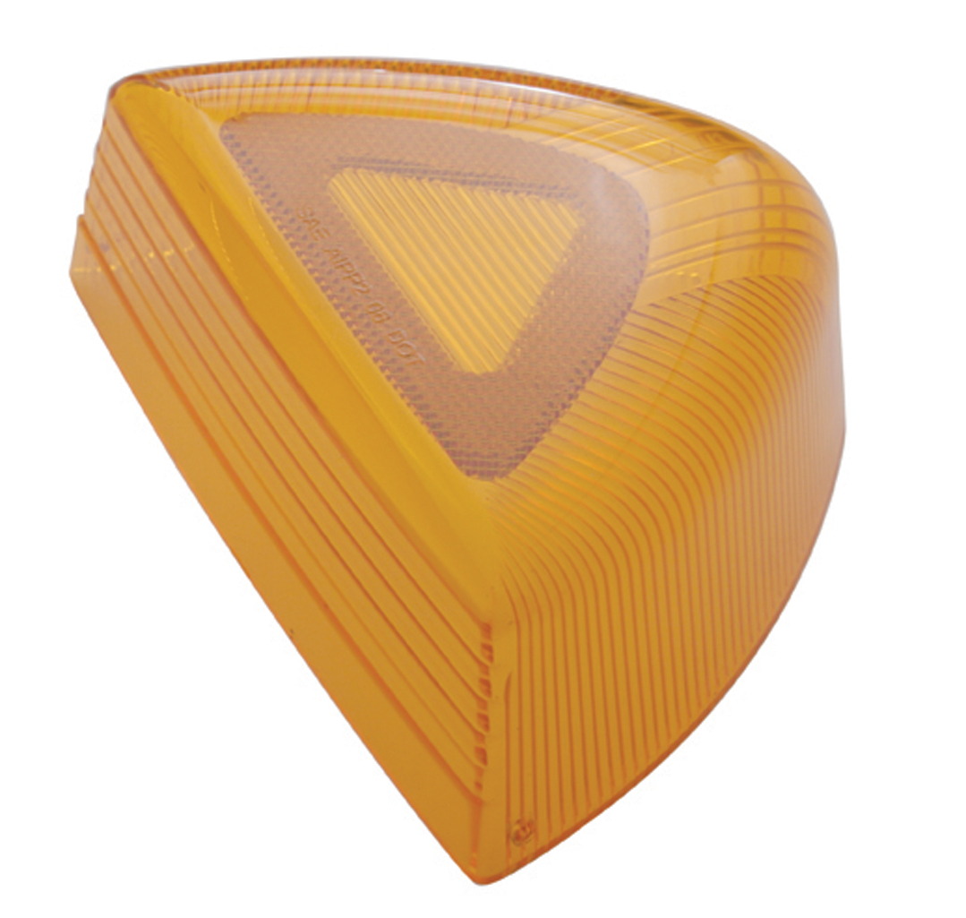 Peterbilt Low Profile Front Turn Signal Light Lens Only - Amber Led