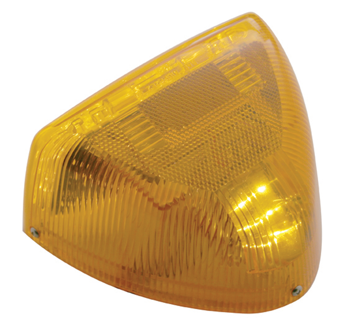 31 Amber Led Peterbilt Front Turn Signal Light - Amber Lens