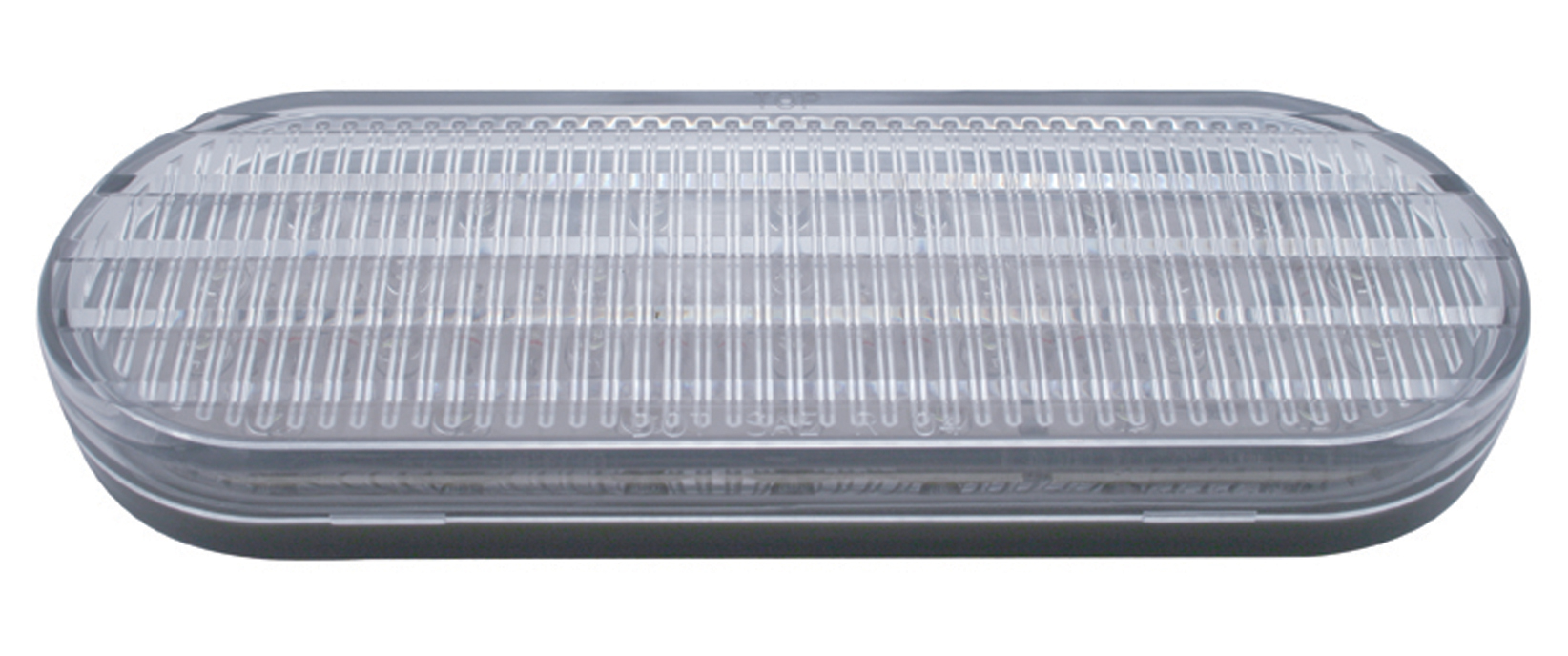 28 White Led Oval Back-Up Light - Clear Lens