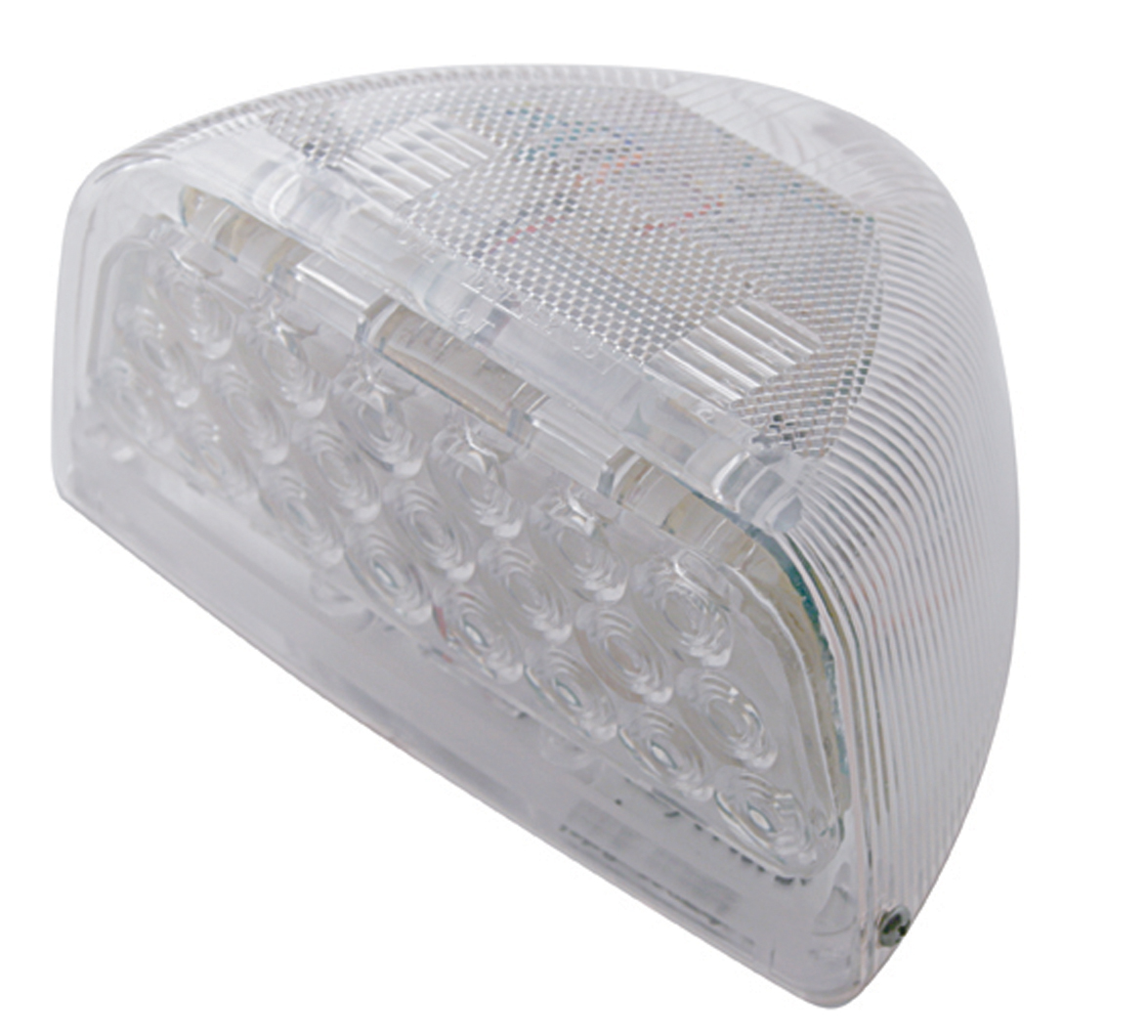 31 Amber Led Peterbilt Front Turn Signal Light - Clear Lens