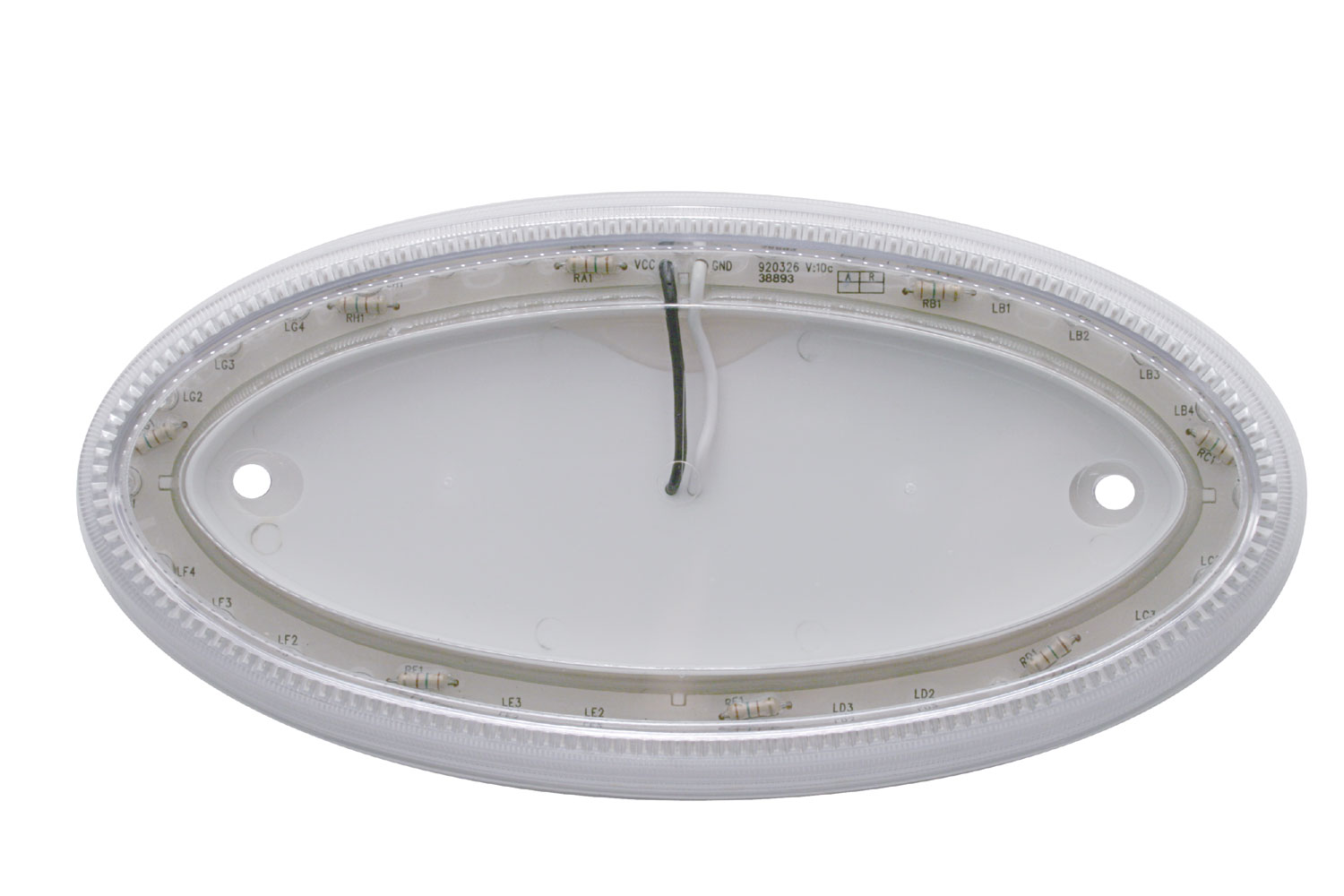 32 Amber Led Peterbilt Emblem Light - Clear Lens