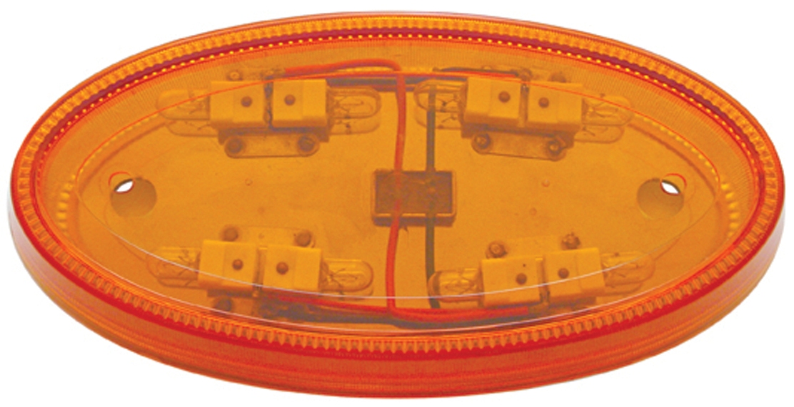 Amber Peterbilt Incandescent Emblem Light