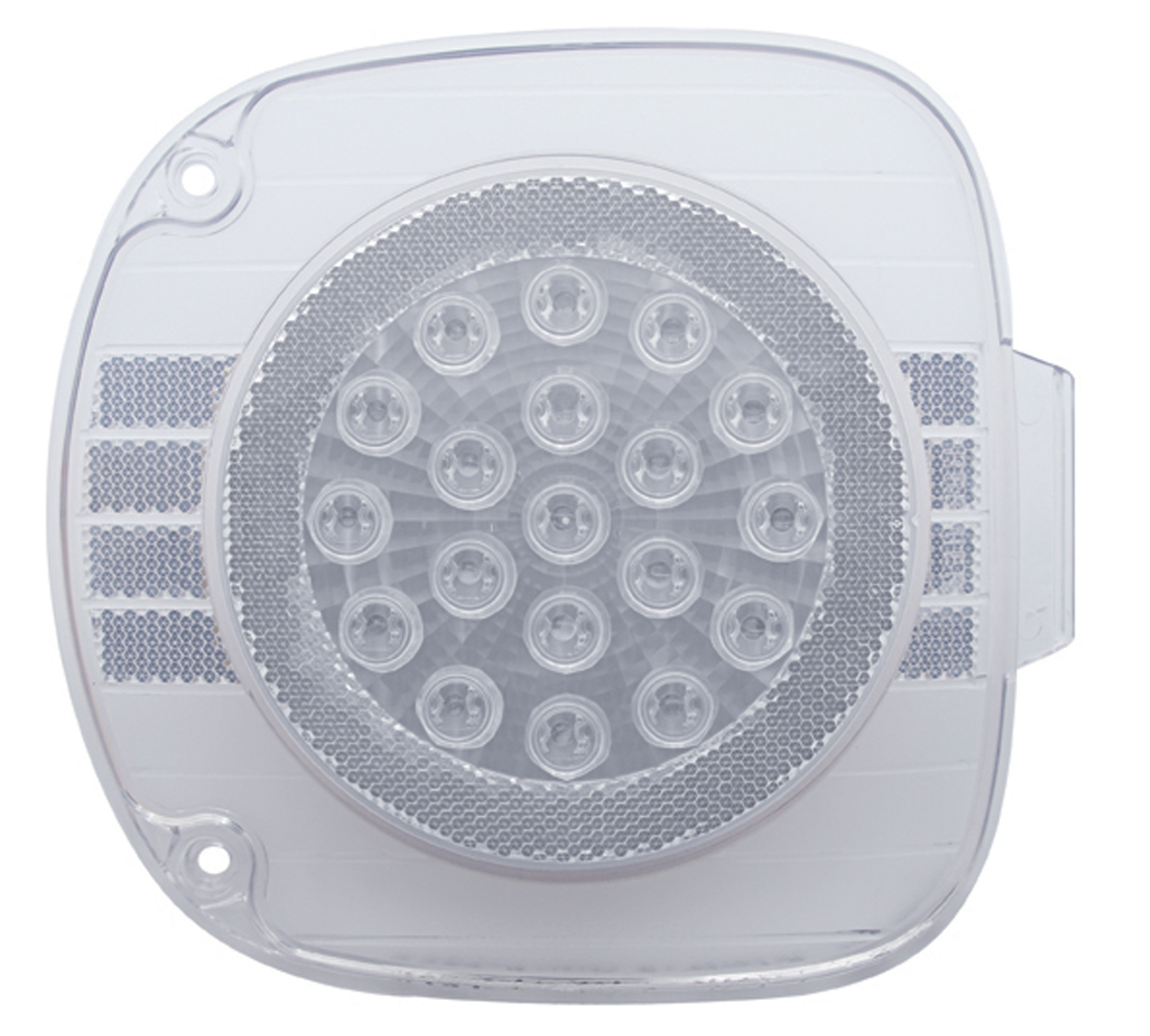 FL Century 19 LED Turn Signal  - Amber LED/Clear Lens