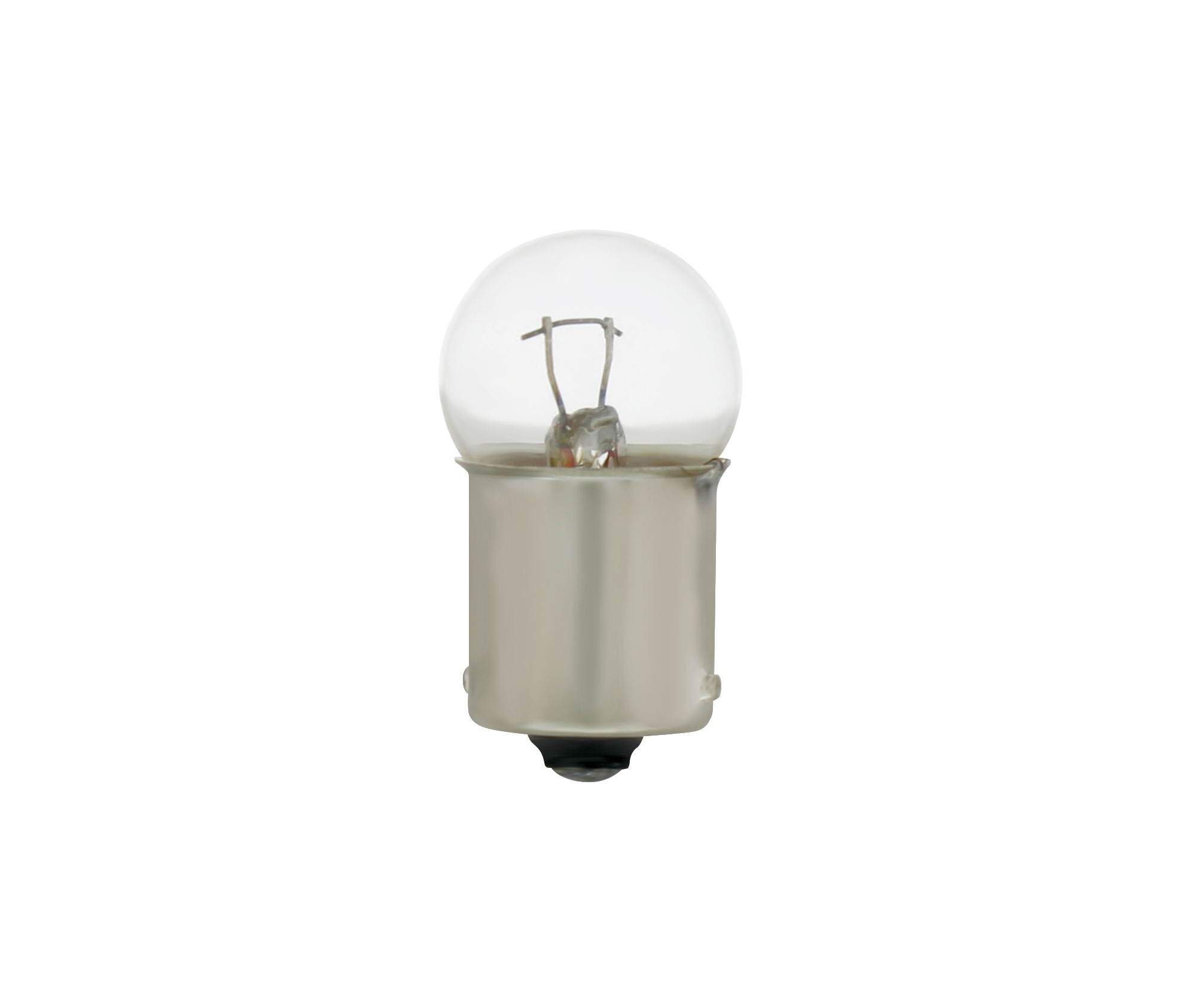 12V 23 Watts Clear Hi-Candle Power Bulb For Cab Light W/ Chrome Glass Lens