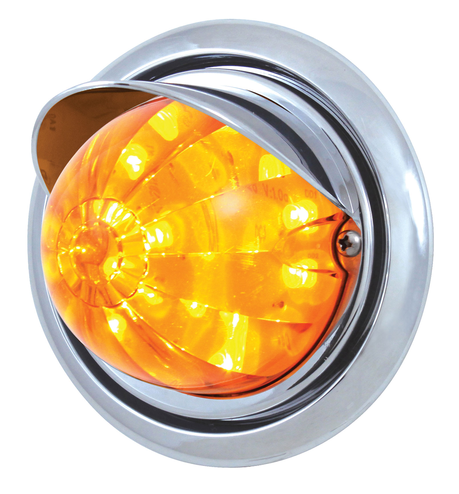 17 Amber Led Freightliner Columbia Front Bumper Du