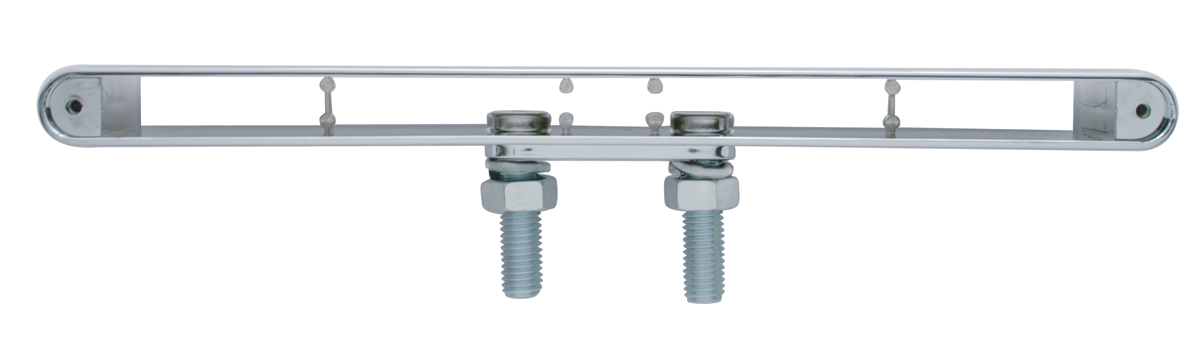 Chrome Plastic 12" Double Face Light Bar Housing Only