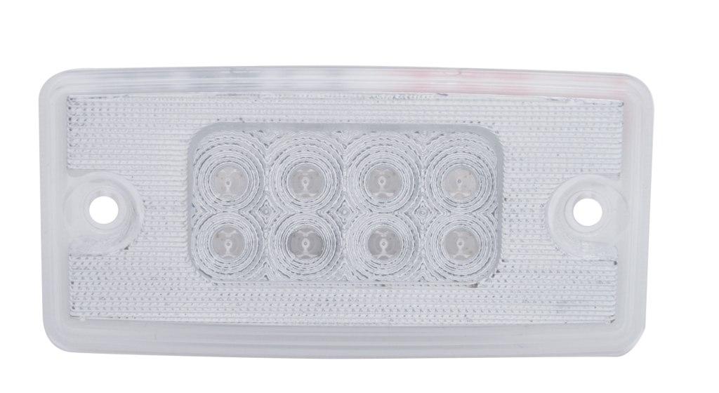 8 Amber Led Freightliner Rectangular Reflector Cab