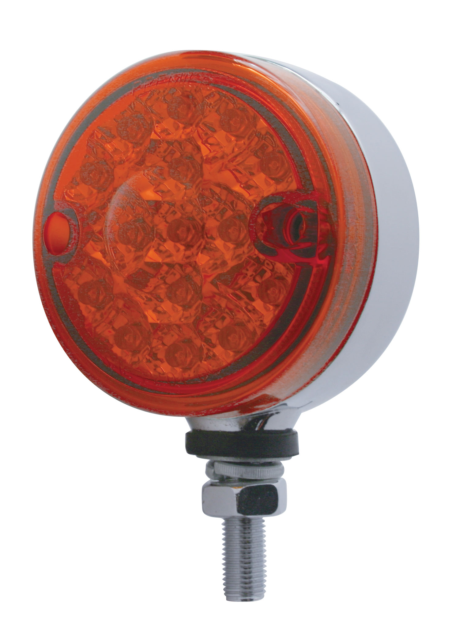 15 Red Led 3" Reflector Dual Function Single Face Light- Red Lens