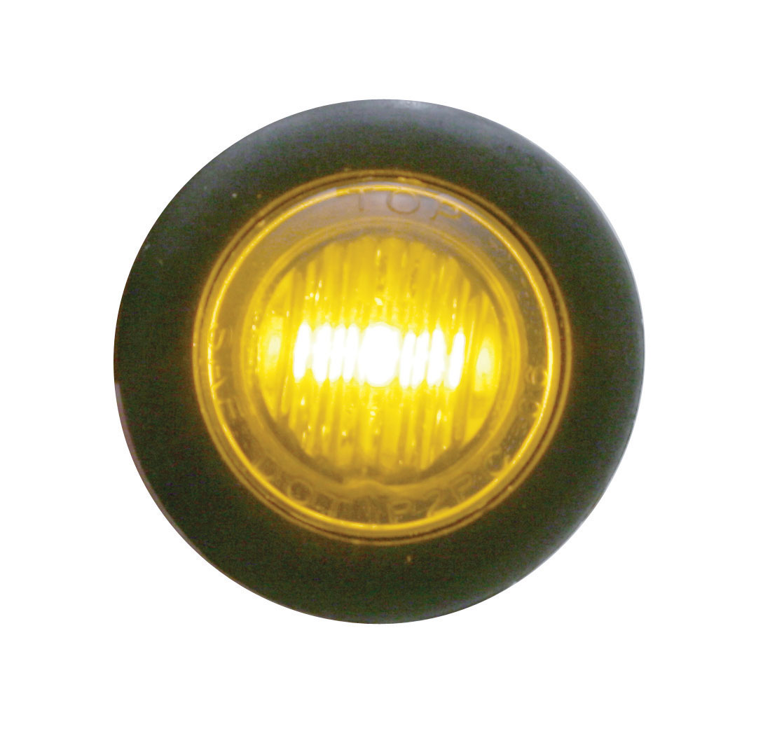 3 Amber Led Mini Clearance/Marker Light - Amber Lens
