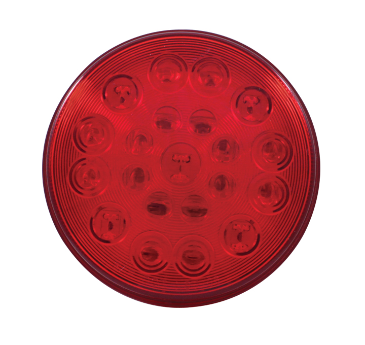 21 Red Led 4" S/T/T Light - Red Lens