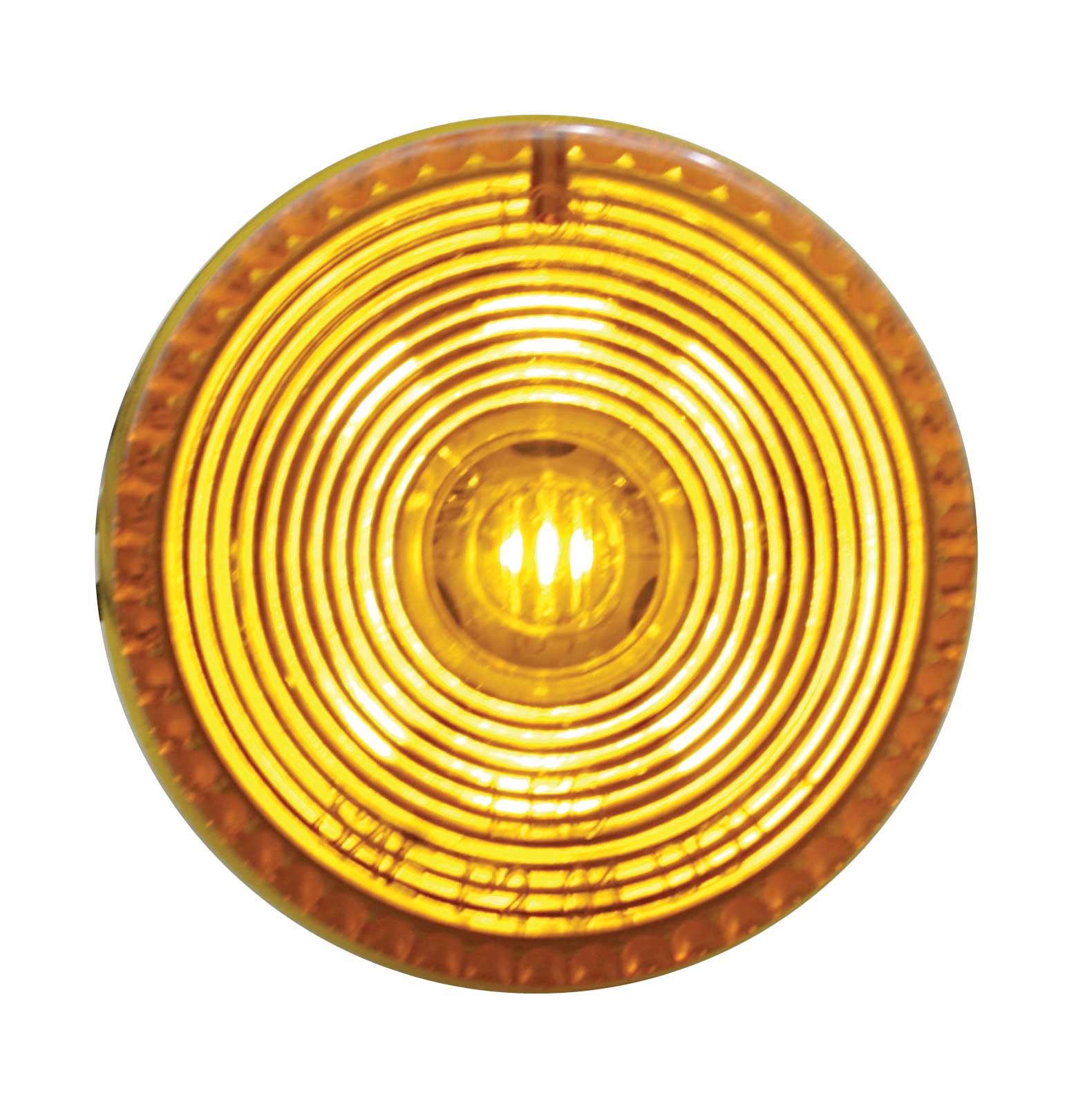 1 Amber Led 2" Economy Clearance/Marker Light - Amber Lens
