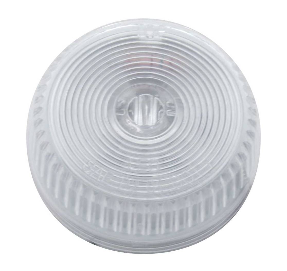 1 Red Led 2 1/2" Economy Clearance/Marker Light - Clear Lens
