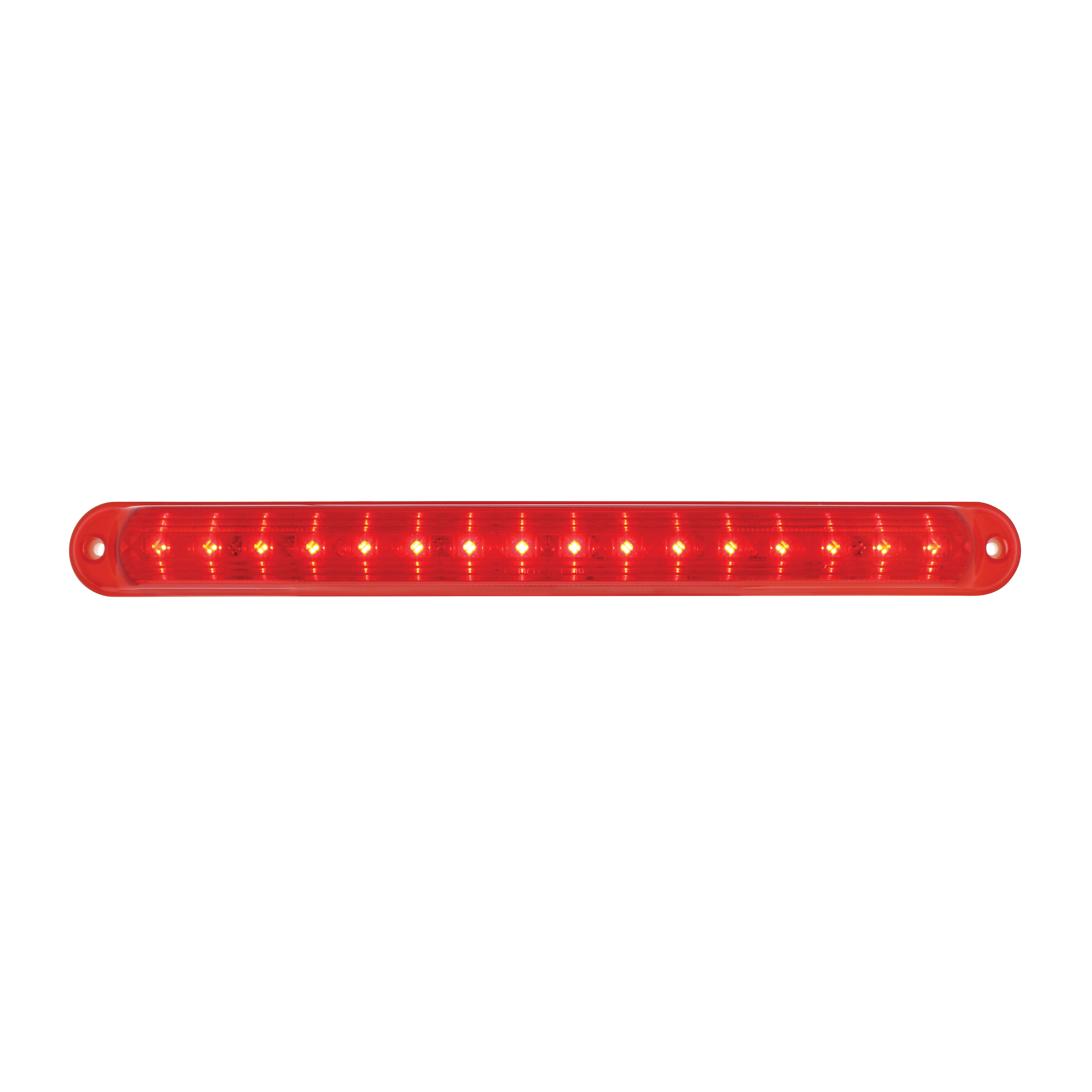 16 Red Led 15 3/8" S/T/T Light Bar - Red Lens