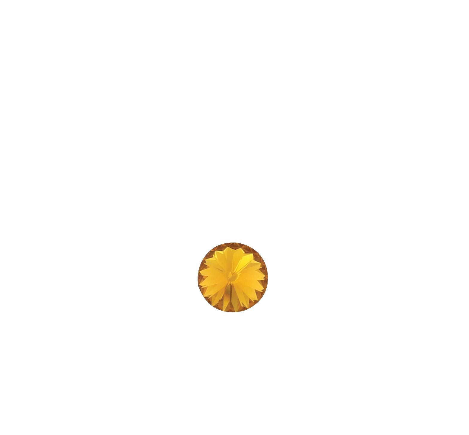 14Mm Large Diamond - Amber