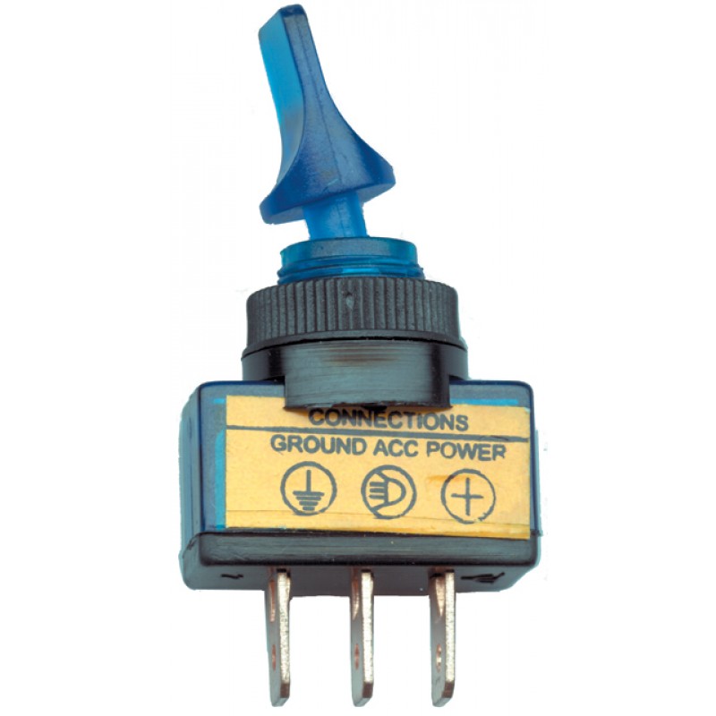 *Closeout* Glow Duckbil 3Prung Switch - Blue Handle