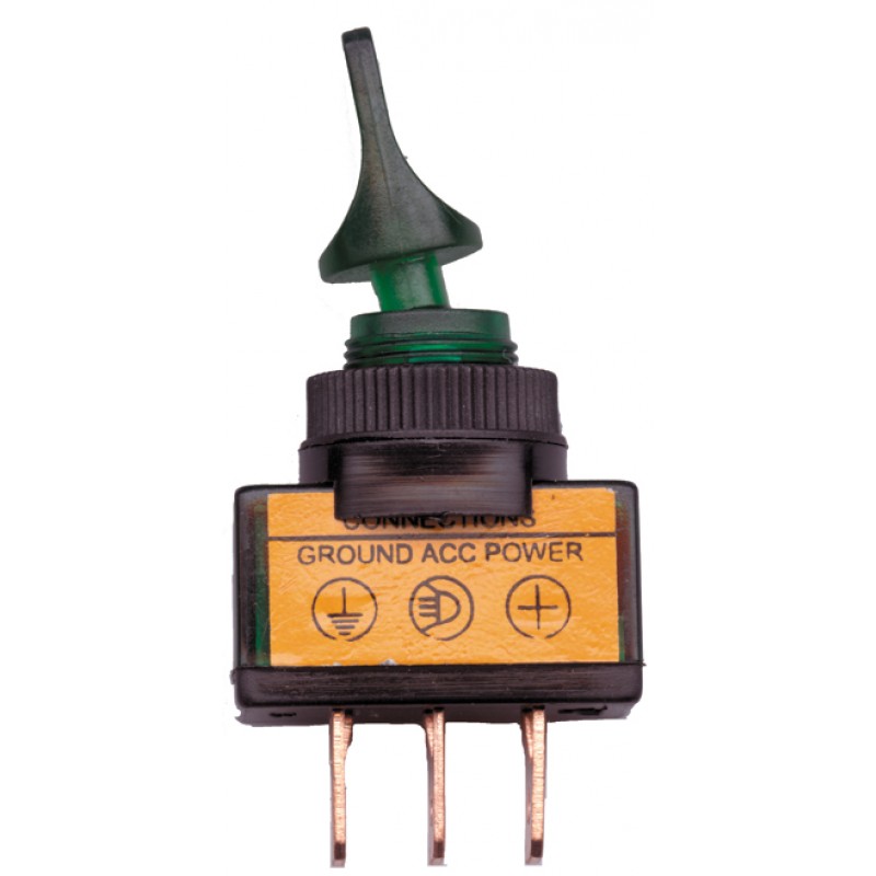 *Closeout* Glow Duckbil 3Prung Switch - Green Handle
