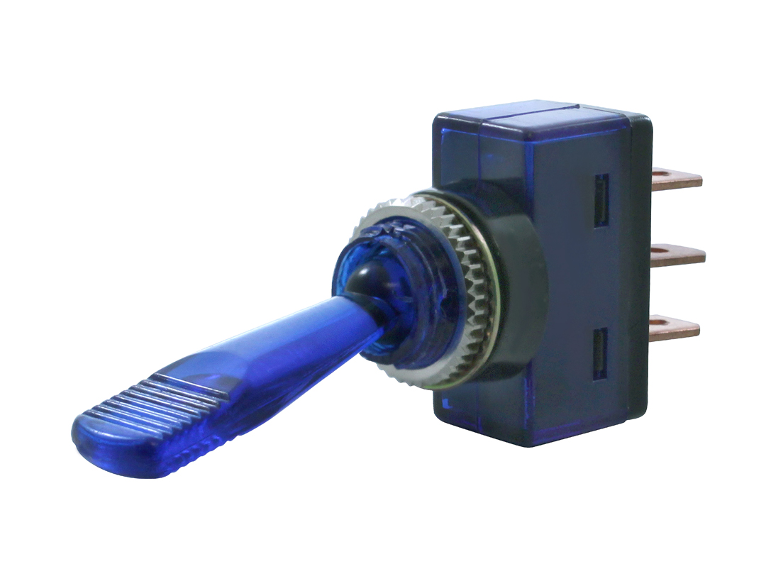 Glow Toggle Switch - Blue