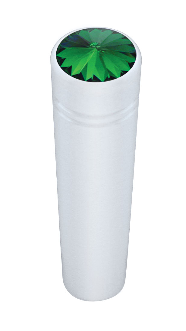 Peterbilt Short Billet Toggle Switch Extension W/ Diamond - Green