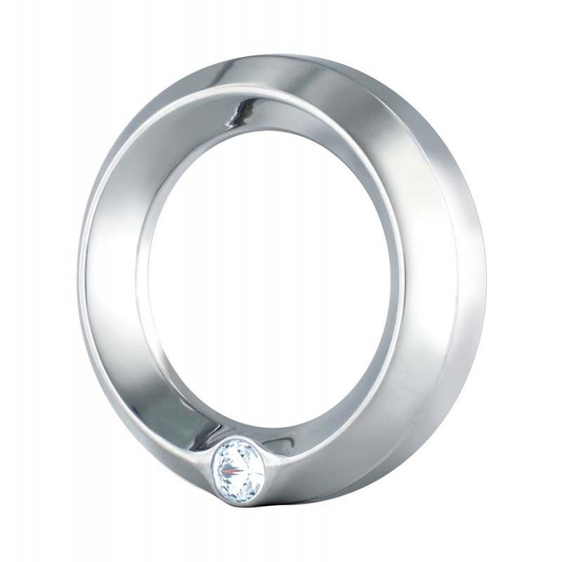 Chrome Peterbilt Speed/Tachometer Gauge Cover W/ Diamond - Clear