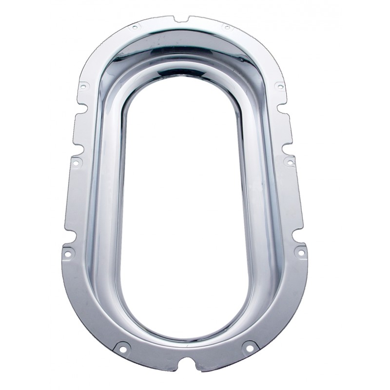 (Skpk) Chrome Plastic 2005+ Peterbilt Interior View Window Trim