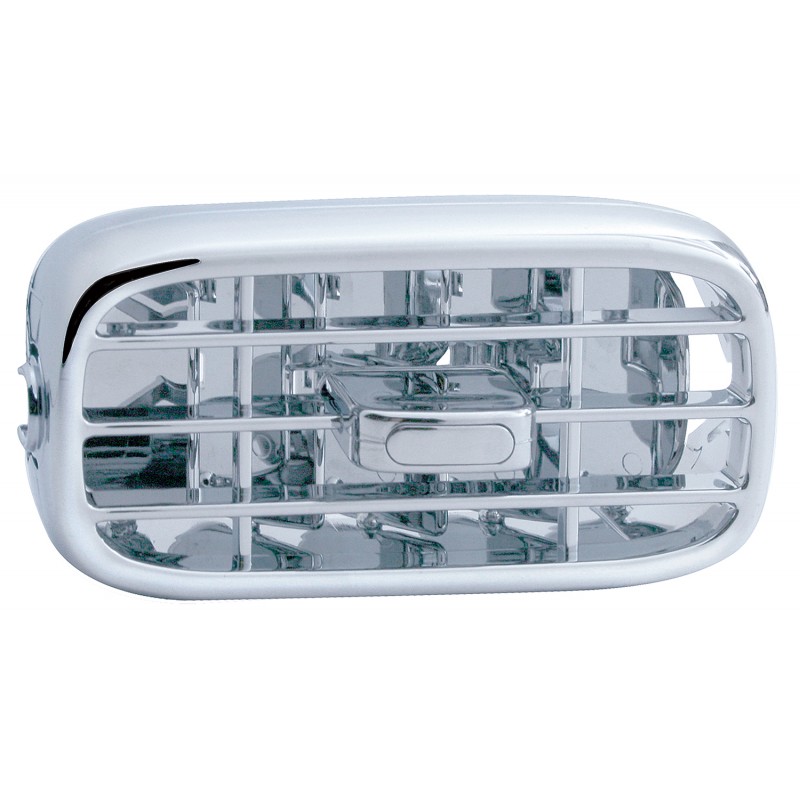 Chrome Plastic 2006+ Peterbilt A/C Vent  - Plain