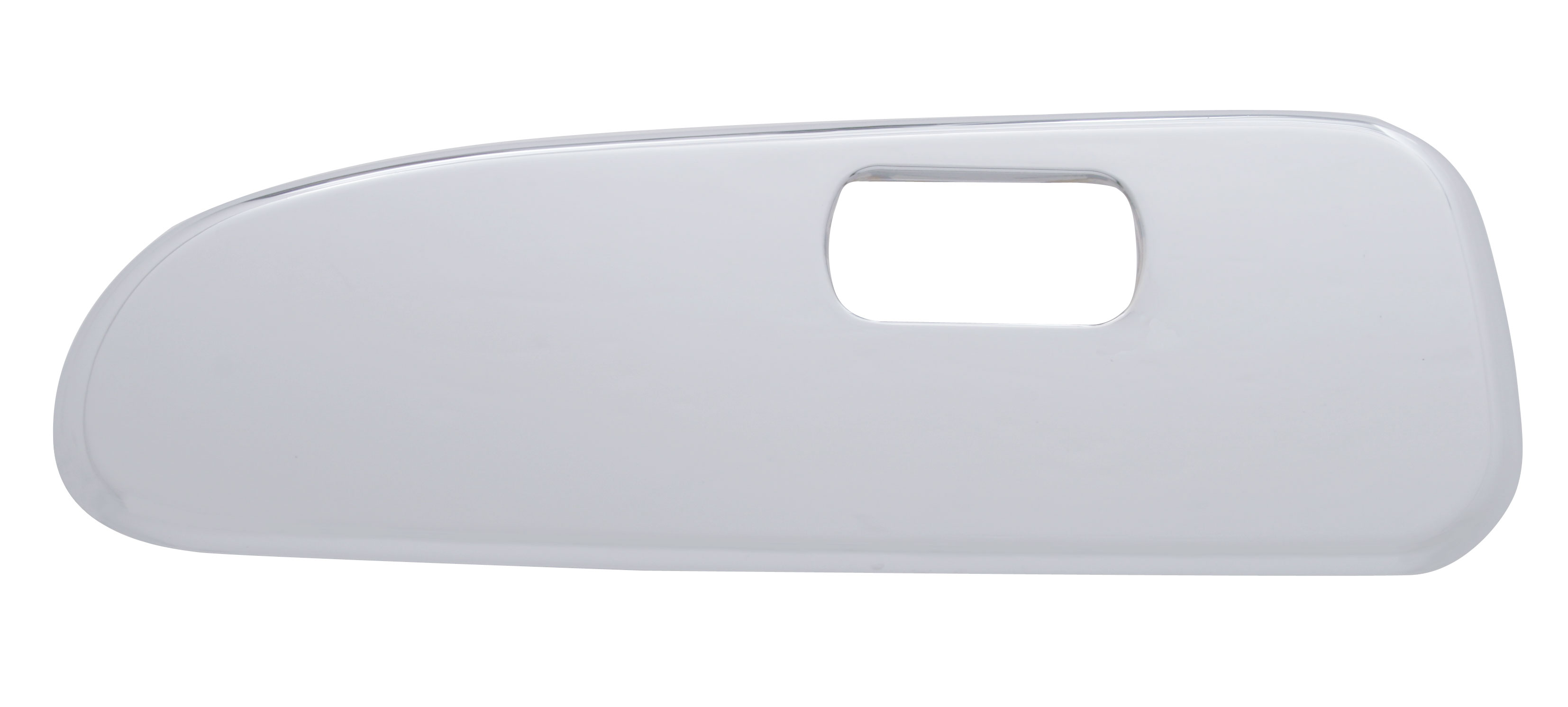 Chrome Plastic 2006+ Peterbilt Window Switch Trim - Driver Side W/ 1 Opening