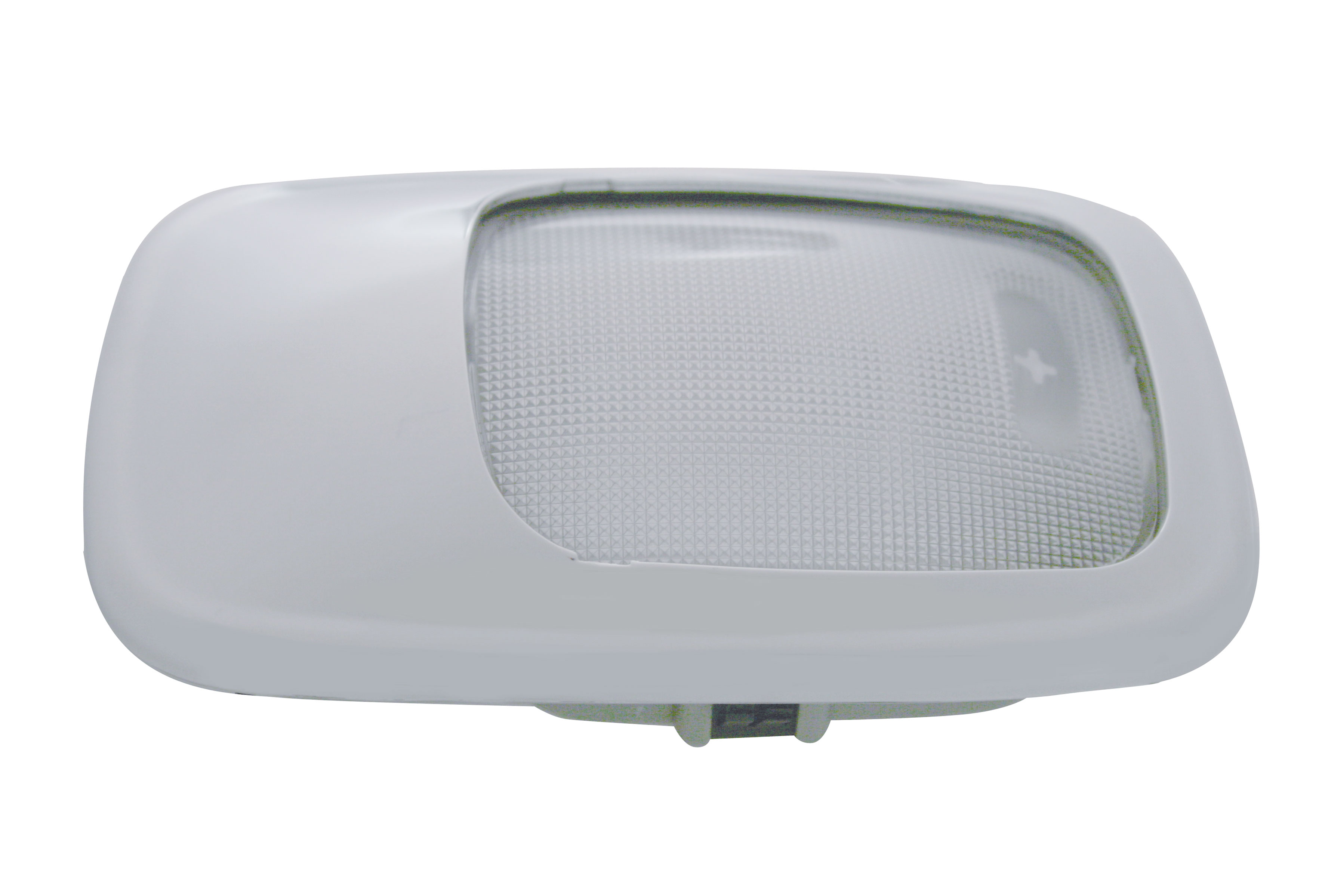Chrome Plastic 2006+ Peterbilt Rectangular Dome Light Cover - One Opening