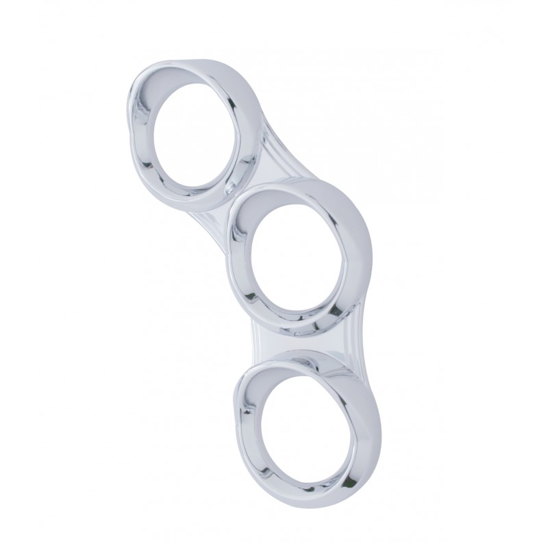 Chrome Plastic 2006+ Peterbilt Gauge Cluster Cover - Right Side