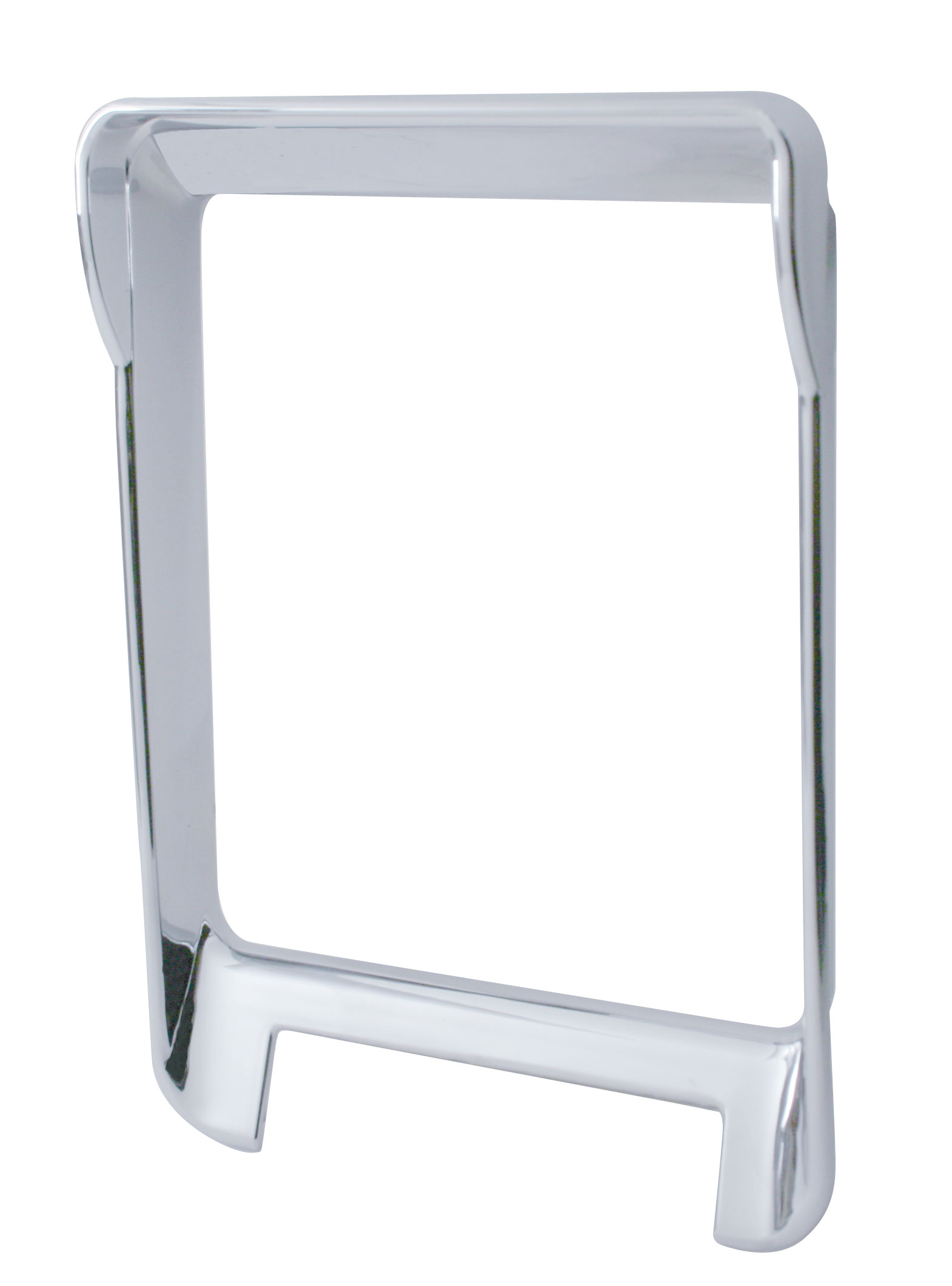 Chrome Plastic 2006+ Kenworth Left Dash Trim W/ Visor