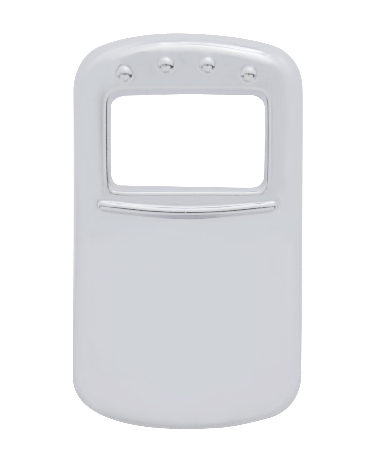 (3/Card) Chrome Plastic Peterbilt Rocker Switch Cover