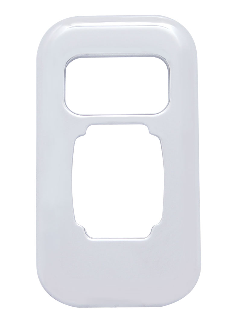 Chrome Plastic Peterbilt Dimmer Switch Trim