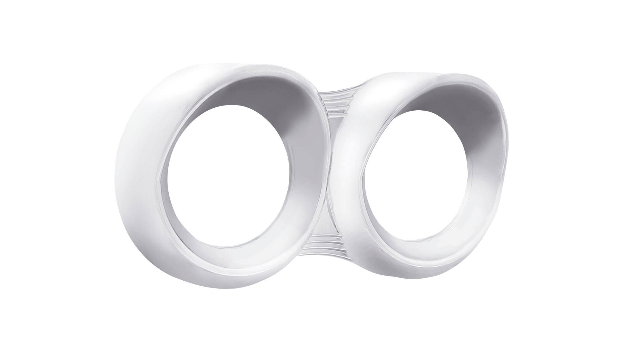 Chrome Plastic 2005- Peterbilt Horizontal 2 Gauge Cluster Cover W/ Visor