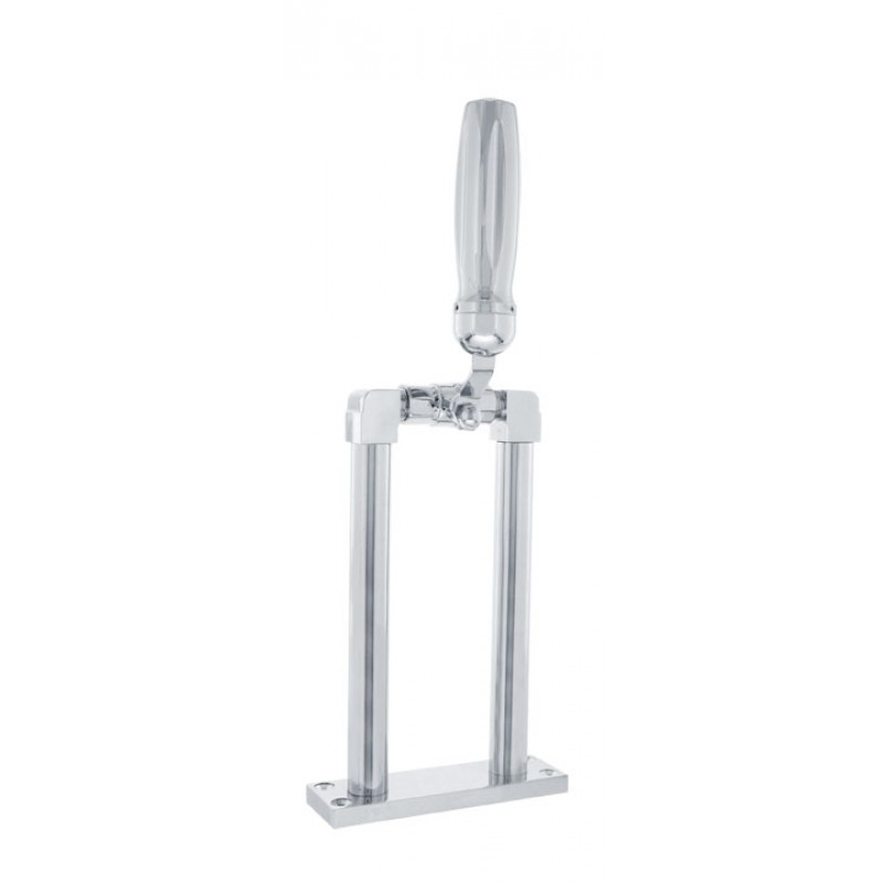 Chrome 11" Air Horn Valve With "Vegas" Grooved Grip