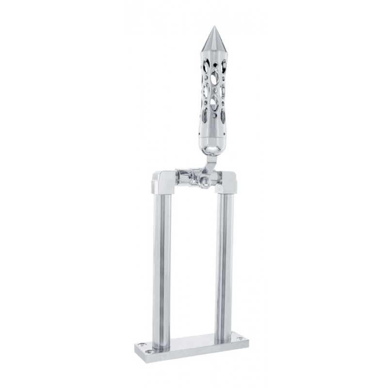 Chrome 9" Air Horn Valve With "Daytona" Spike Grip