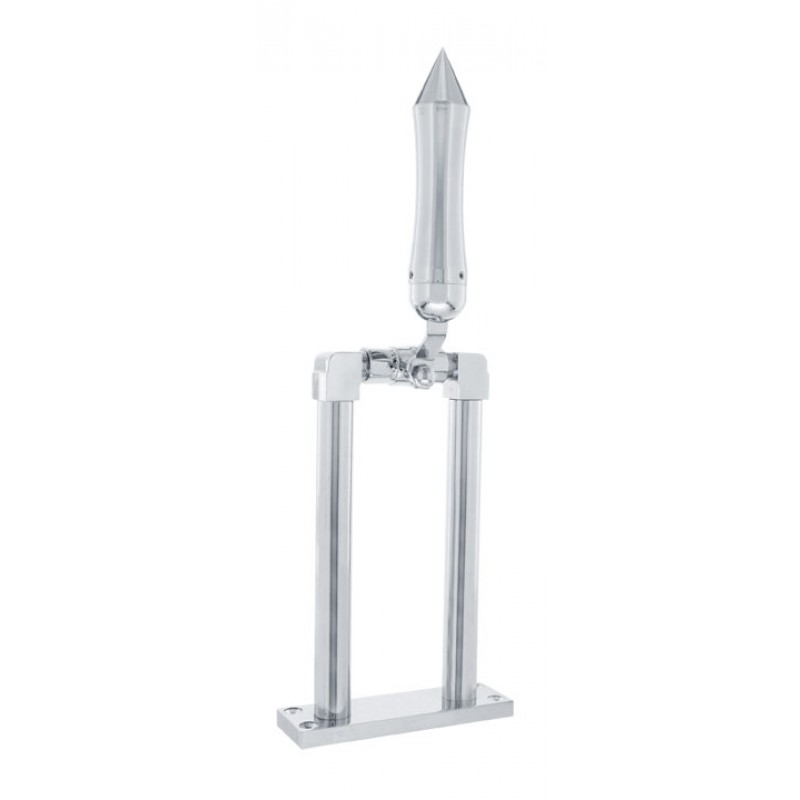Chrome 9" Air Horn Valve With "Talladega" Spike Grip