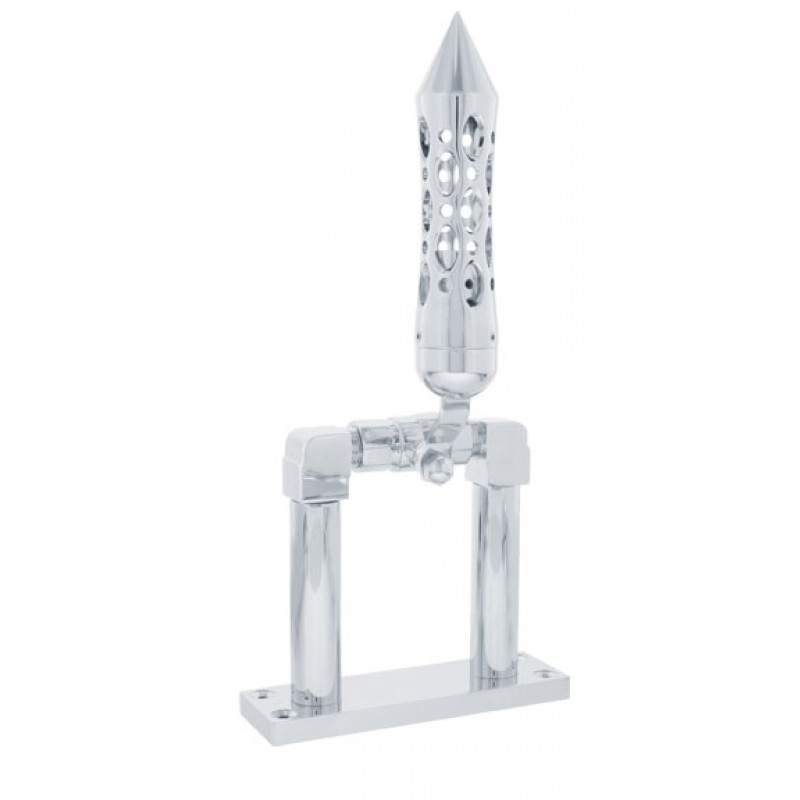 Chrome 4" Air Horn Valve With "Daytona" Spike Grip