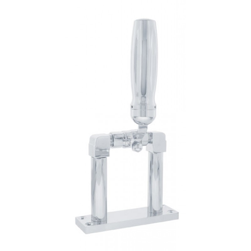 Chrome 4" Air Horn Valve With "Vegas" Grooved Grip