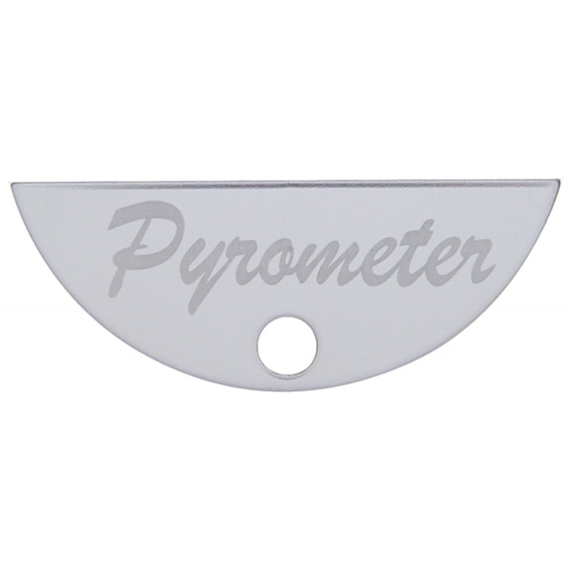 Stainless Steel Peterbilt Gauge Emblem - Digital Pyrometer