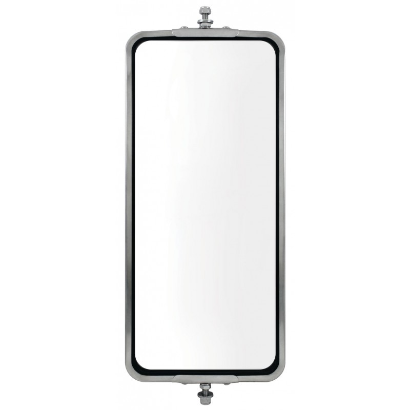 Stainless West Coast Mirror 7 inch  x 16 inch  - Heated