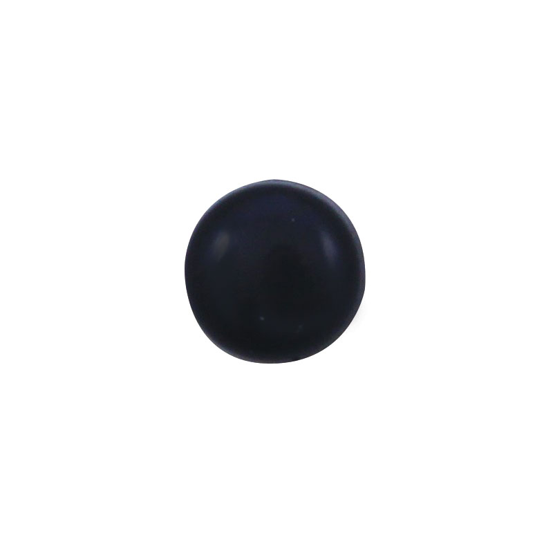 (10/Card) Black Plastic Snap-On Cap - Size 6/8 Screw