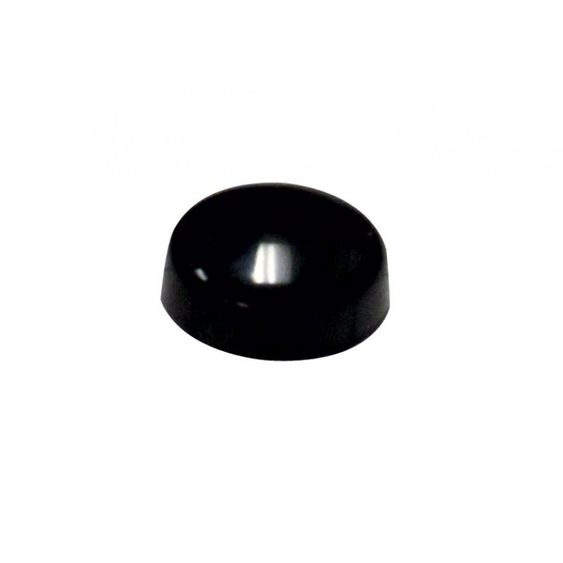 Black Plastic Snap-On Cap - Size 10/12 Screw